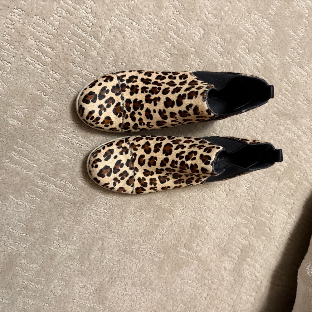Walking Cradles Leopard Print Ankle Boots